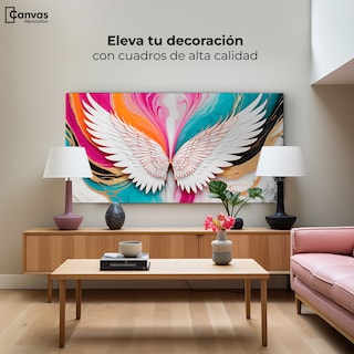 Foto 3 | Cuadro Alas De Ángel Canvas Alas Fusión Color 120x60