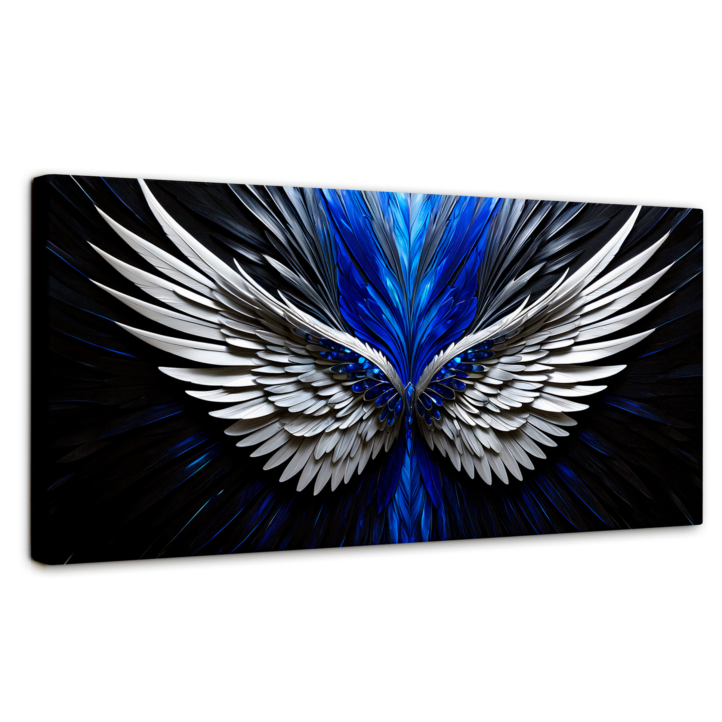 Foto 2 pulgar | Cuadro Alas De Ángel Canvas Alas Ángel Energía 120x60