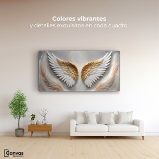 Foto 2 | Cuadro Alas De Ángel Canvas Ángel Luz Radiante 120x60