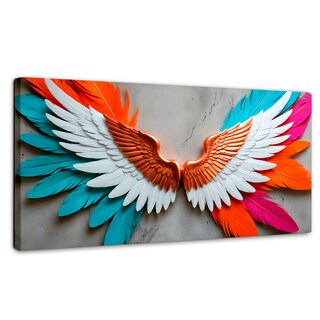 Foto 1 | Cuadro Alas De Ángel Canvas Alas Ángel Infinito 120x60