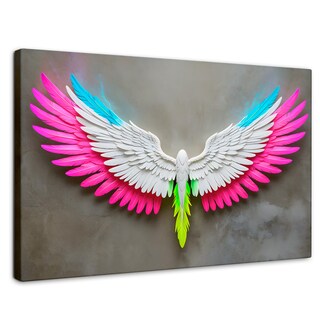 Foto 1 | Cuadro Alas De Ángel Canvas Ángel Alas De Luz 90x60