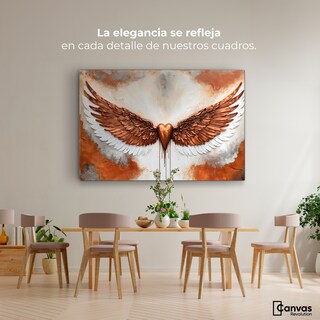 Foto 2 | Cuadro Alas De Ángel Canvas Alas Angel Fuerza 90x60