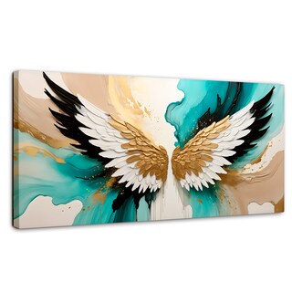 Foto 1 | Cuadro Alas De Ángel Canvas Alas Ángel Luminoso 120x60