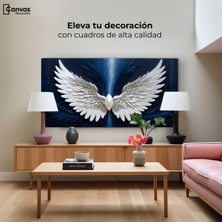 Foto 3 | Cuadro Alas De Ángel Espíritu De Vuelo Canvas 120x60