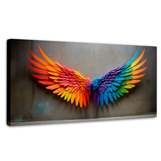 Foto 1 | Cuadro Alas De Ángel Canvas Ángel Vuelo Sutil 120x60