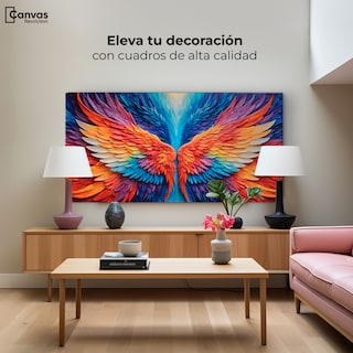 Foto 3 | Cuadro Alas De Ángel Canvas Alas Ángel Guardián 120x60