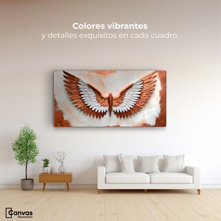 Foto 2 | Cuadro Alas De Ángel Canvas Alas Vibrante Sol 120x60