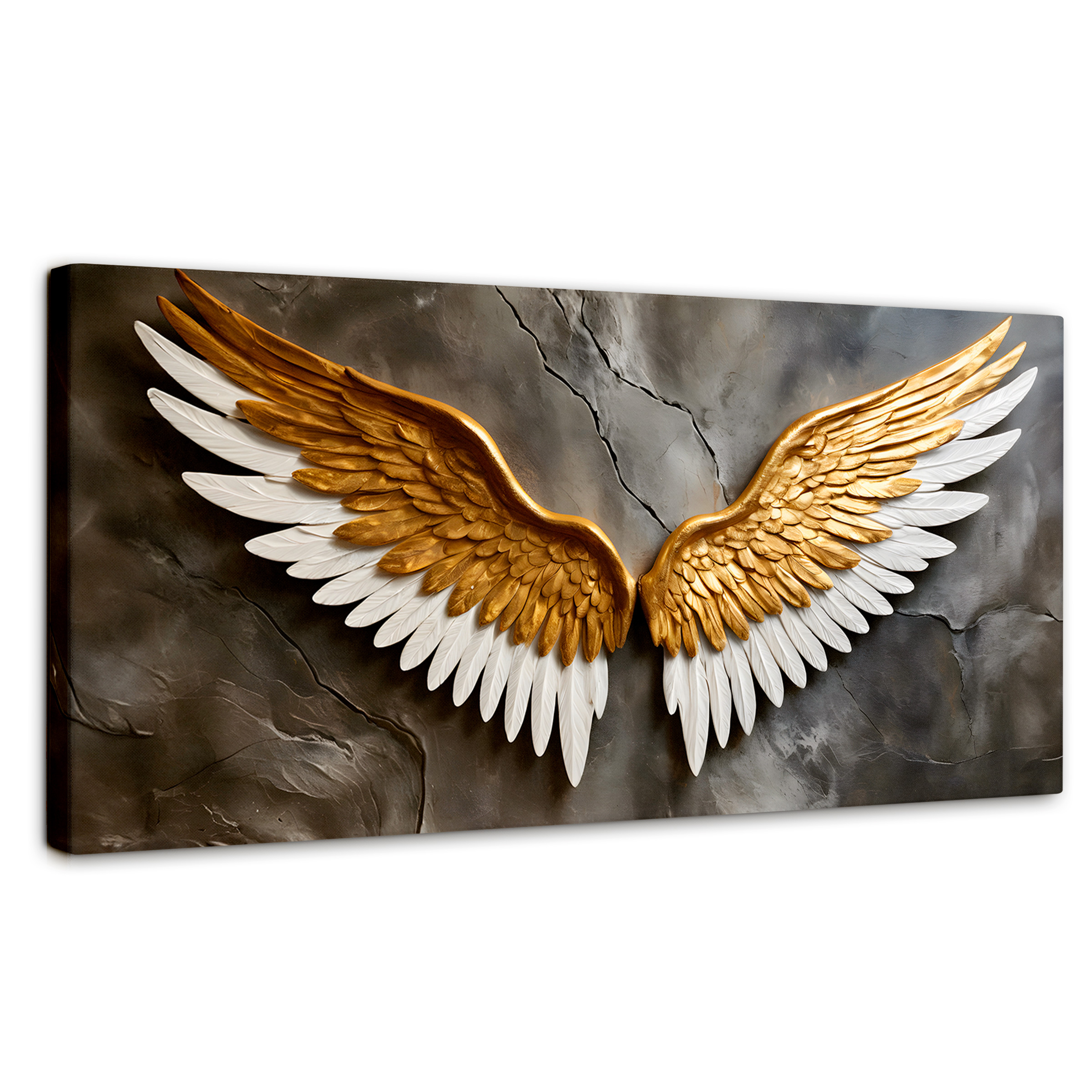 Foto 2 pulgar | Cuadro Alas De Ángel Canvas Alas Ángel Eterno 120x60