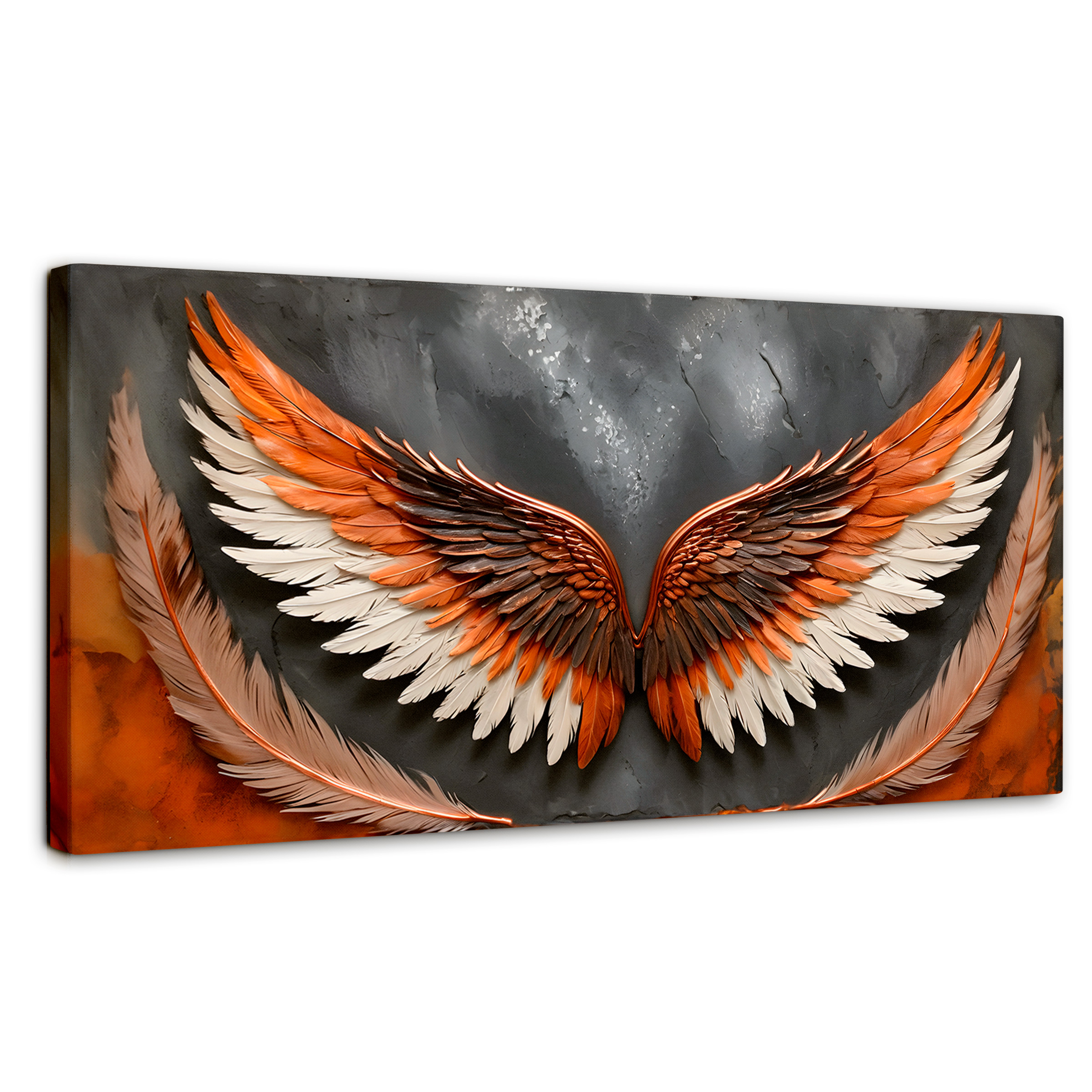 Foto 1 | Cuadro Alas De Ángel Canvas Ángel Luz Divina 120x60