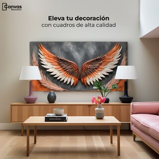 Foto 3 | Cuadro Alas De Ángel Canvas Ángel Luz Divina 120x60