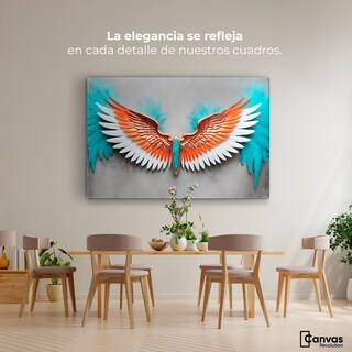 Foto 2 | Cuadro Alas De Ángel Canvas Alas Ángel Sueños 90x60