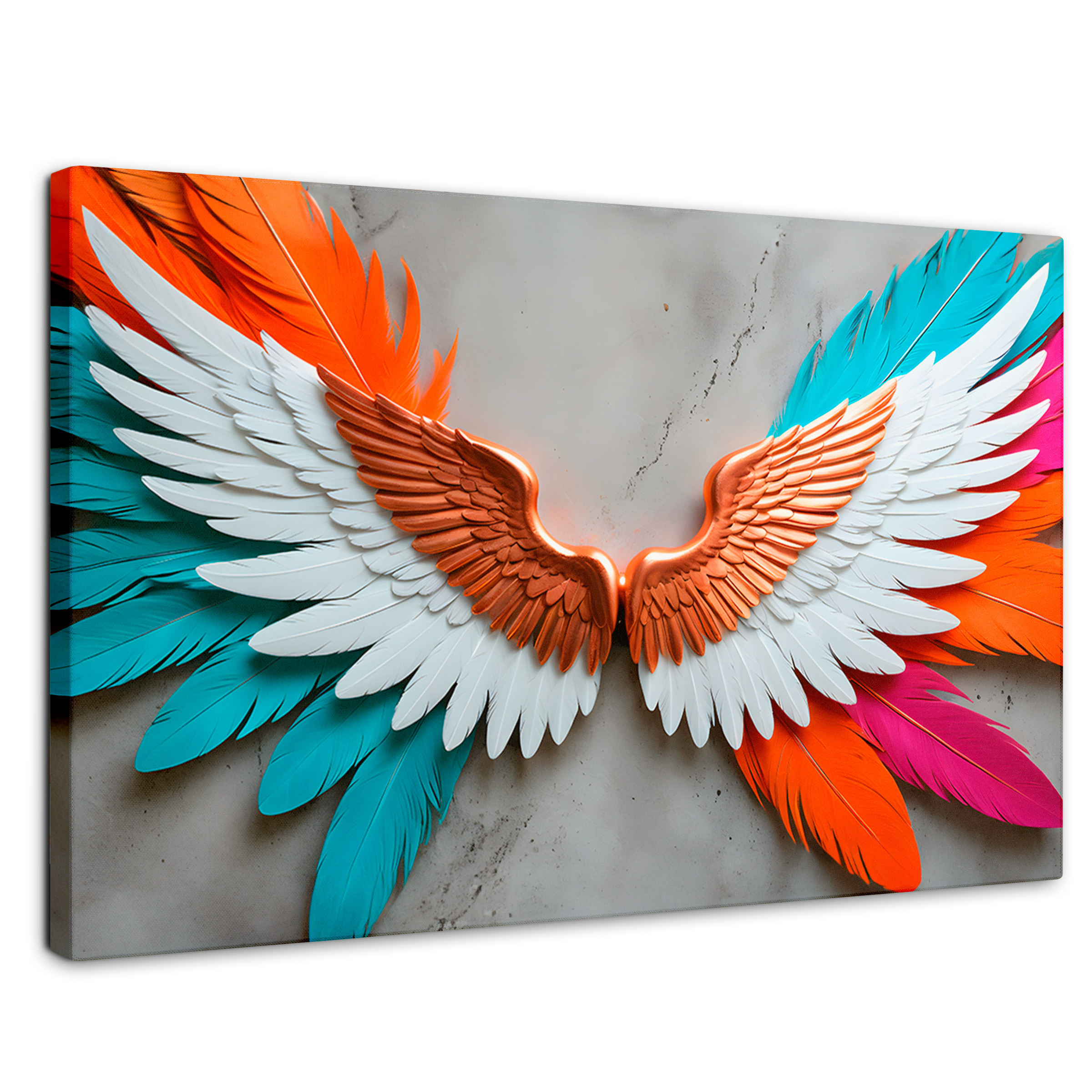 Foto 1 | Cuadro Alas De Ángel Canvas Alas Ángel Infinito 90x60