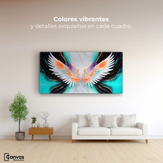 Foto 2 | Cuadro Alas De Ángel Canvas Alas Ángel Marmol 120x60