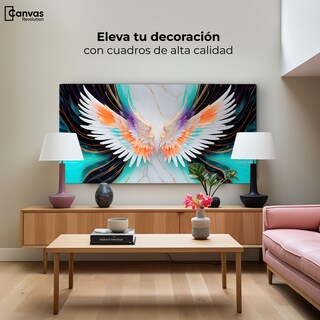 Foto 3 | Cuadro Alas De Ángel Canvas Alas Ángel Marmol 120x60