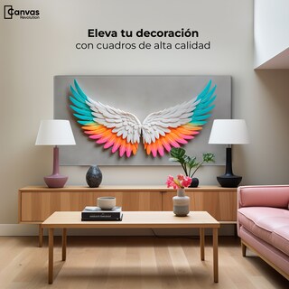 Foto 3 | Cuadro Alas De Ángel Canvas Alas Ángel Armonía 120x60