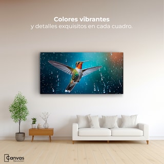 Foto 2 | Cuadros De Colibrí Canvas Colibrí Místico 120x60