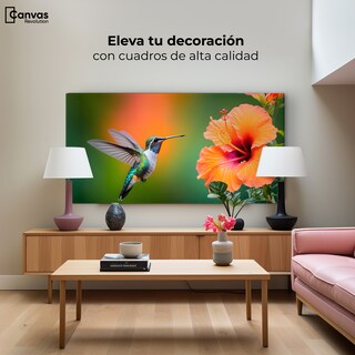 Foto 3 | Cuadros De Colibrí Canvas Colibrí Simpleza 120x60