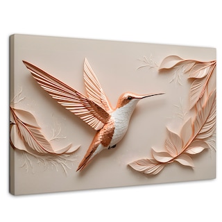 Foto 1 | Cuadros De Colibrí Canvas Colibrí Reluciente 90x60