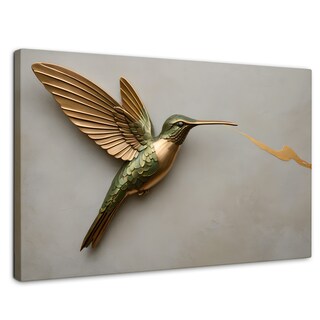 Foto 1 | Cuadros De Colibrí Canvas Colibrí Fuerza Luz 90x60