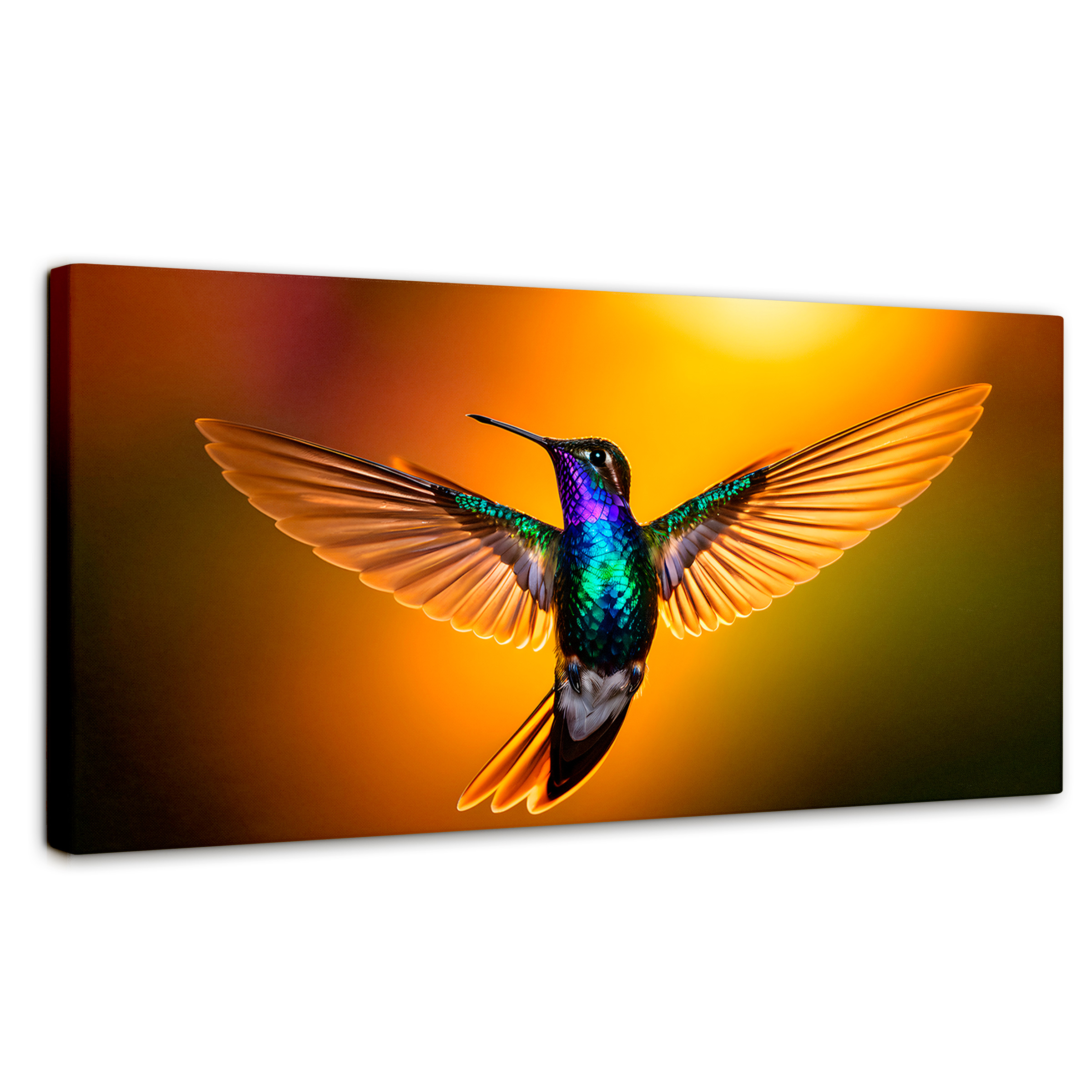 Foto 2 pulgar | Cuadros De Colibrí Canvas Colibrí Encantado 120x60