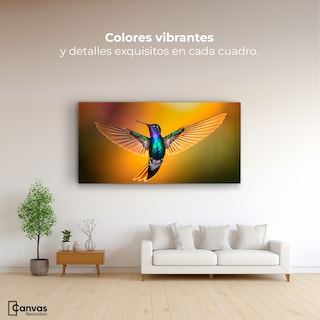 Foto 2 | Cuadros De Colibrí Canvas Colibrí Encantado 120x60