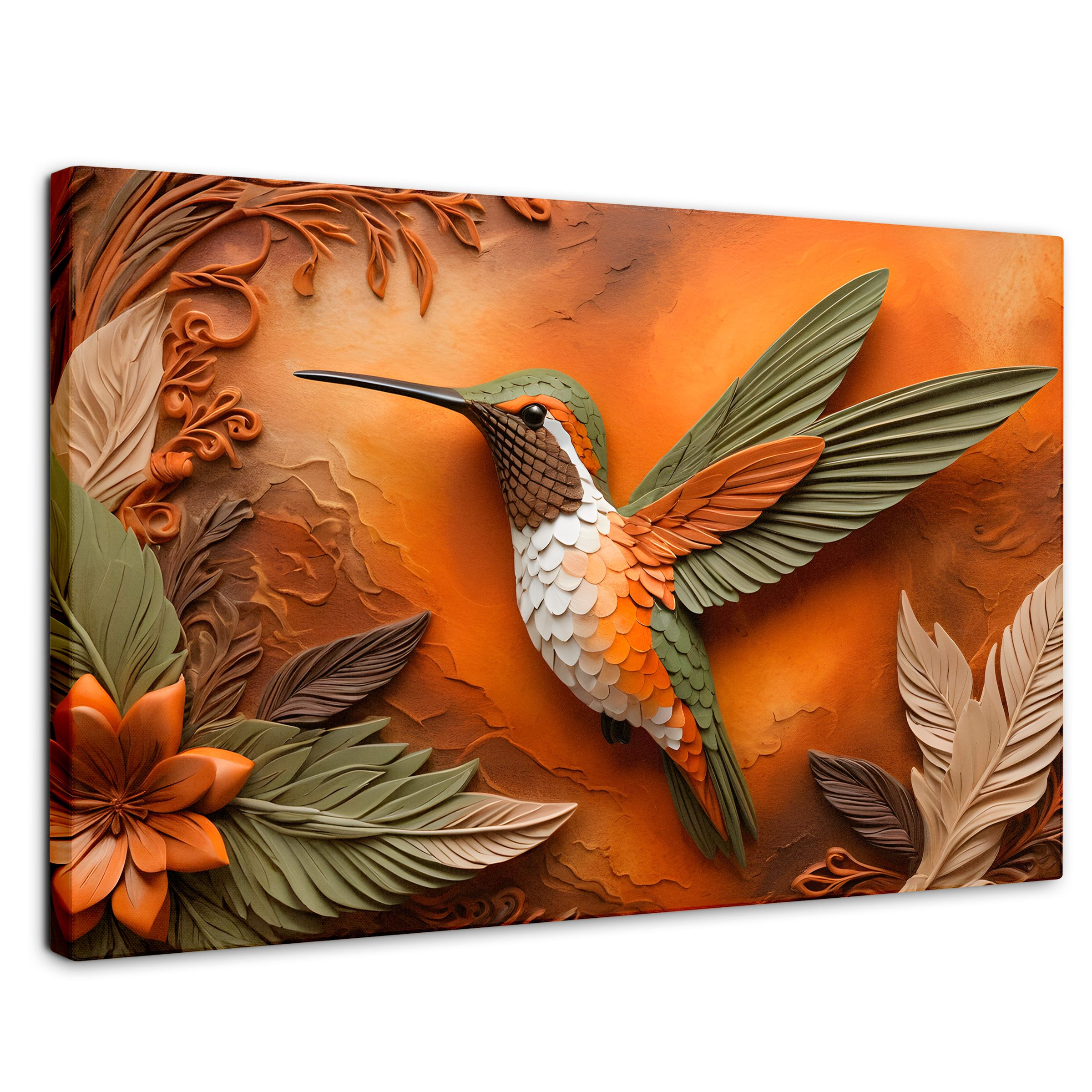 Cuadros De Colibrí Canvas Colibrí Sublime 90x60