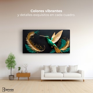 Foto 2 | Cuadros De Colibrí Canvas Colibrí Mágico 120x60