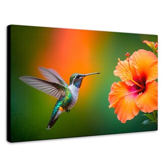 Foto 1 | Cuadros De Colibrí Canvas Colibrí Simpleza 90x60