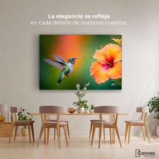Foto 2 | Cuadros De Colibrí Canvas Colibrí Simpleza 90x60