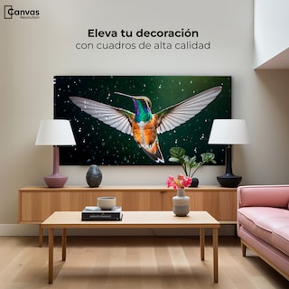 Foto 3 | Cuadros De Colibrí Canvas Colibrí Nocturno 120x60