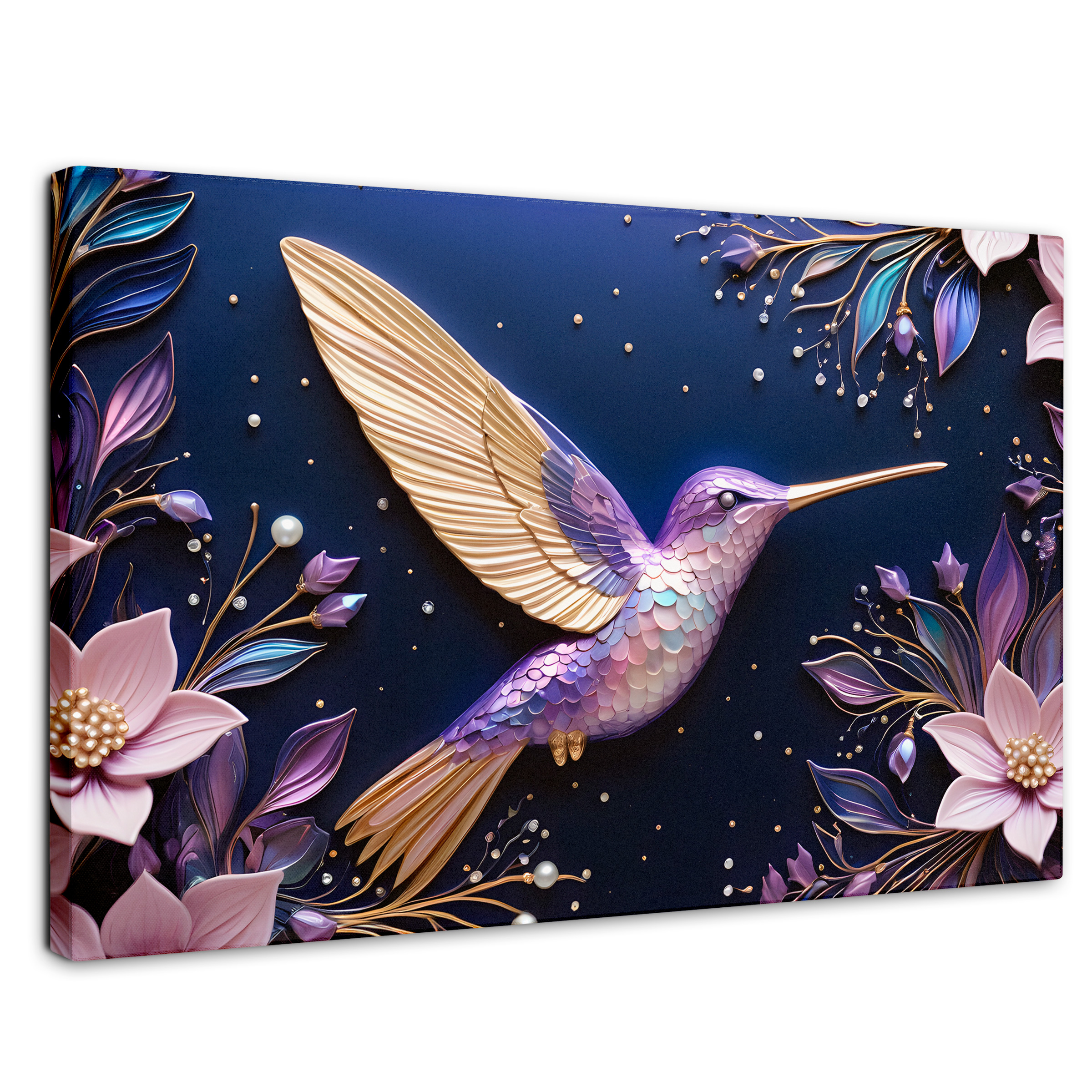 Foto 1 | Cuadros De Colibrí Canvas Colibrí Eterno 90x60