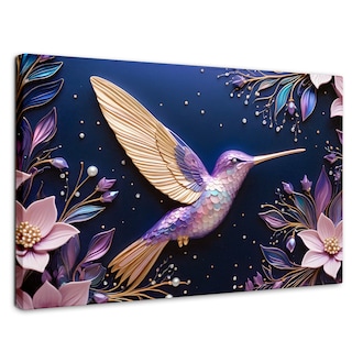Foto 1 | Cuadros De Colibrí Canvas Colibrí Eterno 90x60