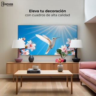 Foto 3 | Cuadros De Colibrí Canvas Colibrí Y Sol 120x60