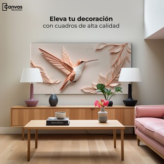 Foto 3 | Cuadros De Colibrí Canvas Colibrí Reluciente 120x60