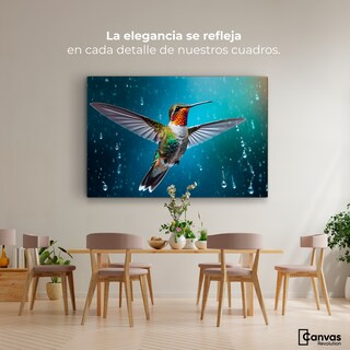 Foto 2 | Cuadros De Colibrí Canvas Colibrí Místico 90x60