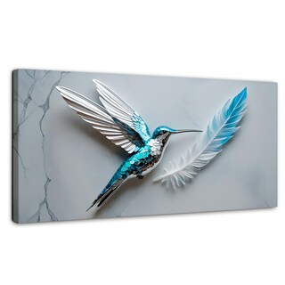 Foto 1 | Cuadros De Colibrí Canvas Colibrí Zafiro 120x60