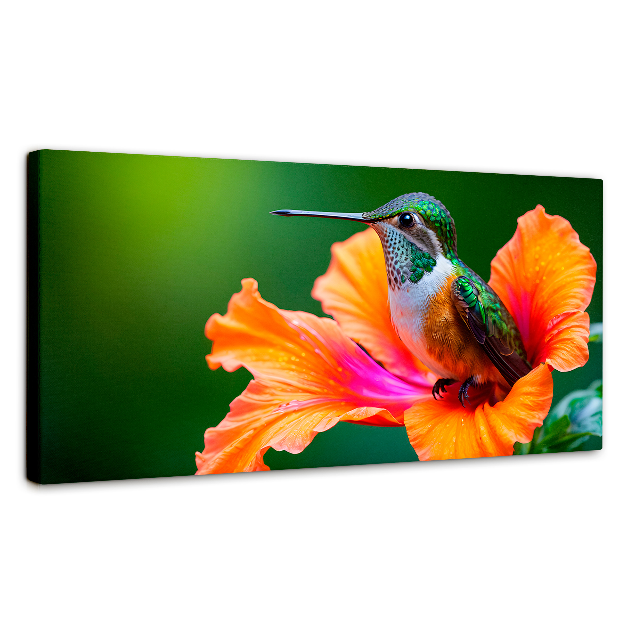 Foto 2 pulgar | Cuadros De Colibrí Canvas Colibrí Serenidad 120x60