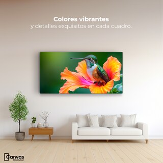 Foto 2 | Cuadros De Colibrí Canvas Colibrí Serenidad 120x60