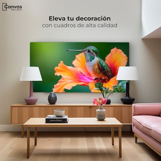 Foto 3 | Cuadros De Colibrí Canvas Colibrí Serenidad 120x60