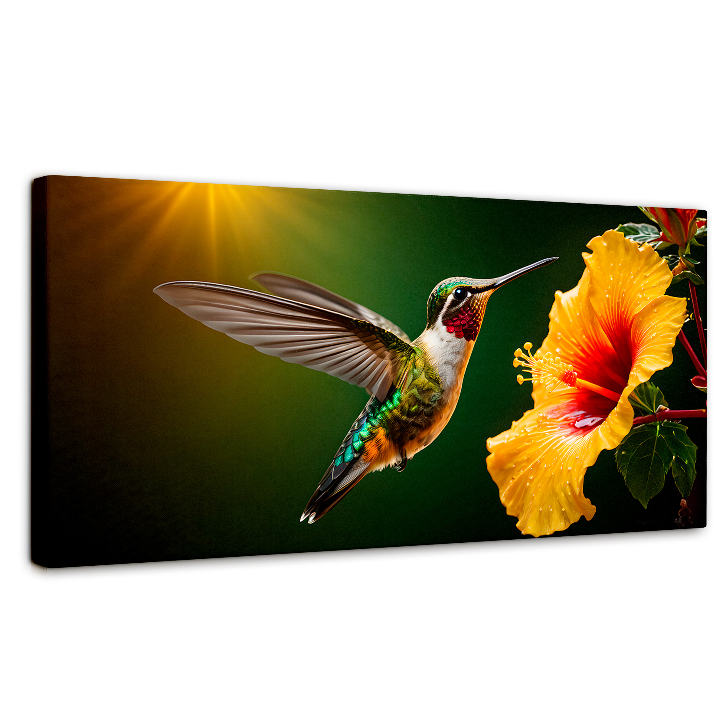 Foto 1 | Cuadros De Colibrí Canvas Colibrí Ala Néctar 120x60