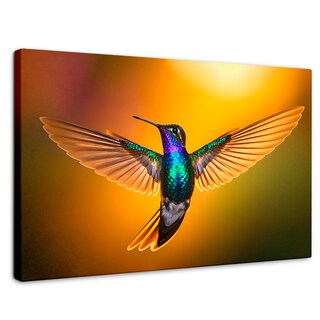 Foto 1 | Cuadros De Colibrí Canvas Colibrí Encantado 90x60