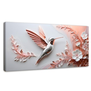 Foto 1 | Cuadros De Colibrí Canvas Colibrí Diamante 120x60