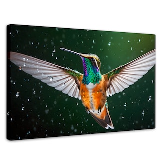 Foto 1 | Cuadros De Colibrí Canvas Colibrí Nocturno 90x60