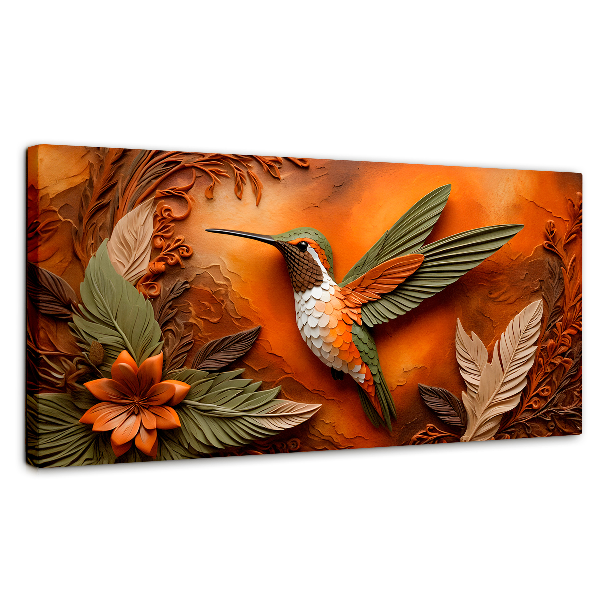Foto 1 | Cuadros De Colibrí Canvas Colibrí Sublime 120x60