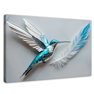 Foto 1 | Cuadros De Colibrí Canvas Colibrí Zafiro 90x60