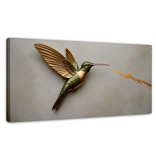 Foto 1 | Cuadros De Colibrí Canvas Colibrí Fuerza Luz 120x60