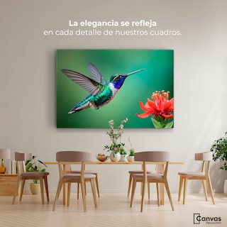 Foto 2 | Cuadros De Colibrí Canvas Colibrí En Rocío 90x60
