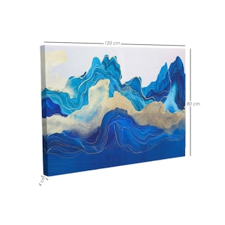 Foto 2 | Cuadro Decorativo IliosInnova Fotografía Marea, Impreso En Tela 80x120cm, Impresión Digital De Alta Calidad