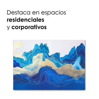 Foto 8 | Cuadro Decorativo IliosInnova Fotografía Marea, Impreso En Tela 80x120cm, Impresión Digital De Alta Calidad