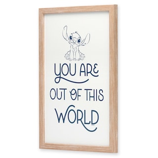 Foto 2 | Decoración De Pared Disney Lilo Y Stitch Out Of This World - Venta Internacional.